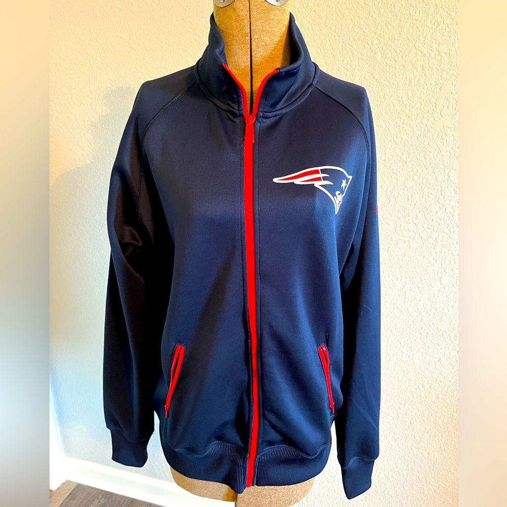 Womens NFL Patriots Zip Up Jacket